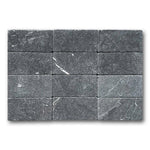 3x6 Black Marquina Marble Tumbled Tile 3x6 Black Marquina Marble Tumbled Tile - American Tile Depot