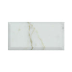 3x6 Calacatta Gold Marble Honed & Beveled Tile 3x6 Calacatta Gold Marble Honed & Beveled Tile - American Tile Depot