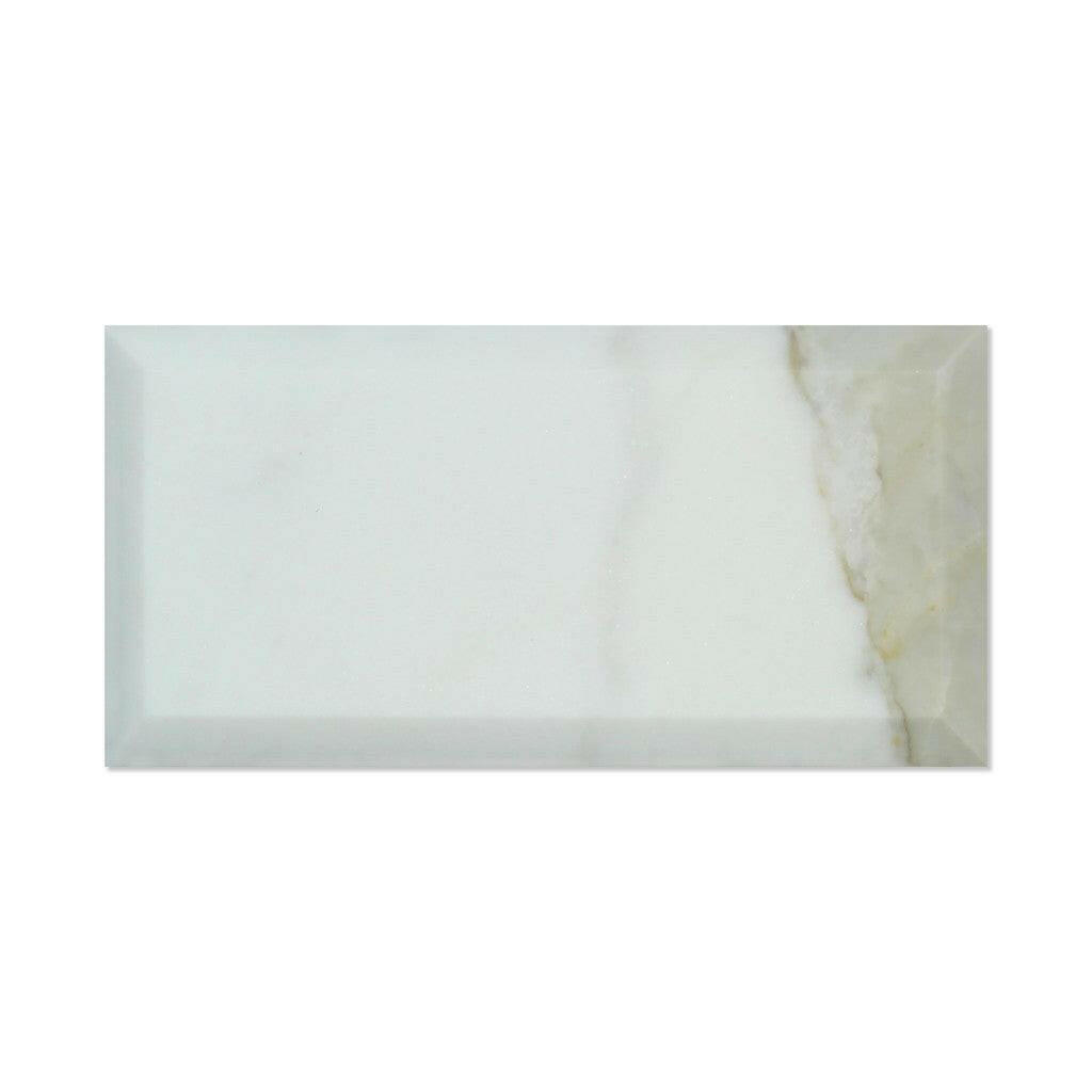 3x6 Calacatta Gold Marble Honed & Beveled Tile 3x6 Calacatta Gold Marble Honed & Beveled Tile - American Tile Depot