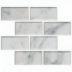 3x6 Calacatta Oliva Marble Honed & Beveled Tile 3x6 Calacatta Oliva Marble Honed & Beveled Tile - American Tile Depot