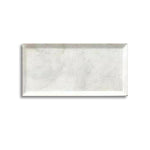 3x6 Carrara White Marble Honed & Beveled Tile - American Tile Depot