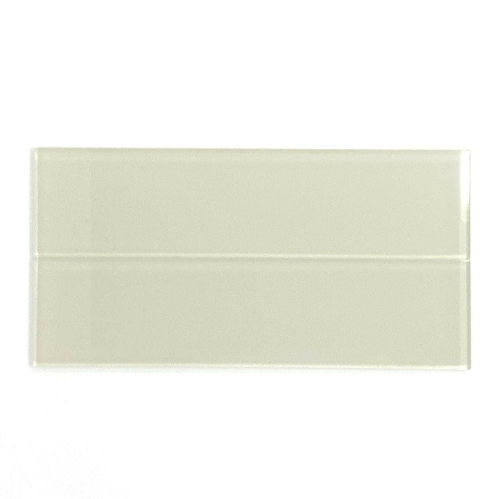 3x6 Cream Beige Glass Subway Tile - Rainbow Series 3x6 Cream Beige Glass Subway Tile - Rainbow Series - American Tile Depot