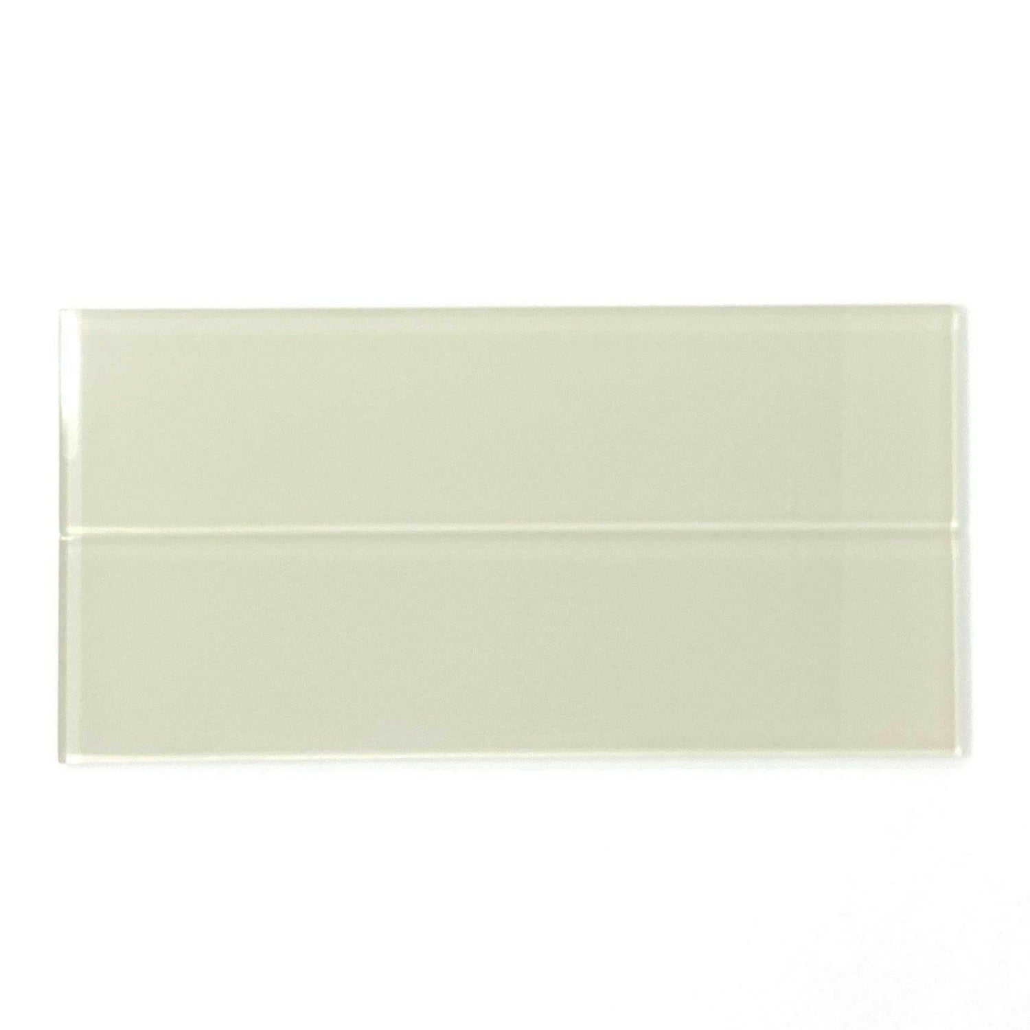3x6 Cream Beige Glass Subway Tile - Rainbow Series 3x6 Cream Beige Glass Subway Tile - Rainbow Series - American Tile Depot