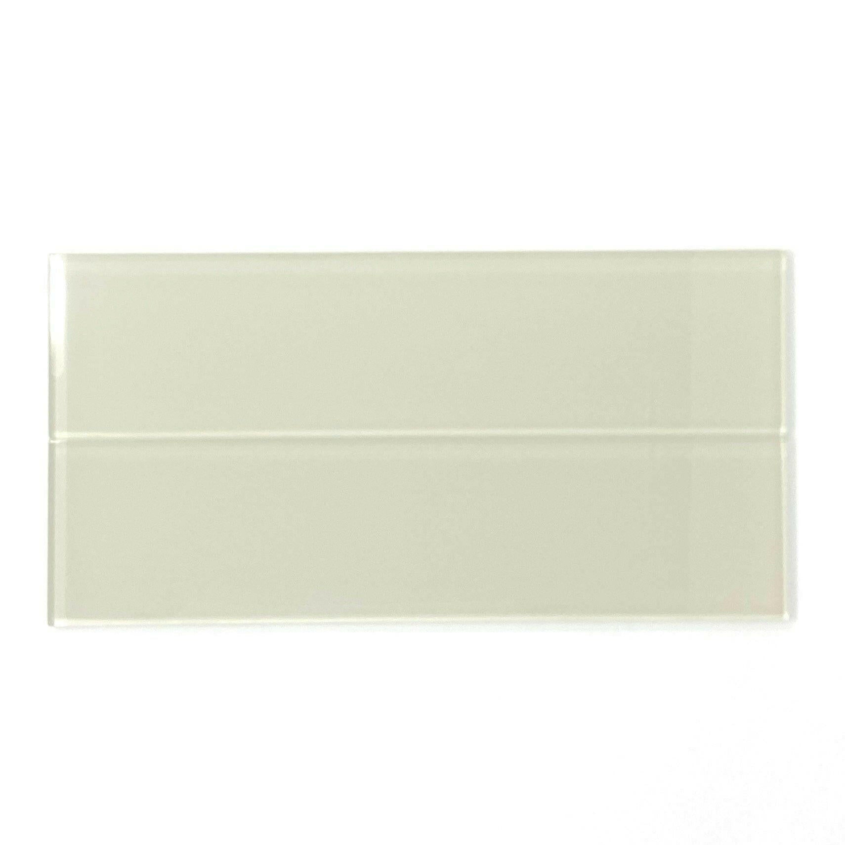 3x6 Cream Beige Glass Subway Tile - Rainbow Series 3x6 Cream Beige Glass Subway Tile - Rainbow Series - American Tile Depot