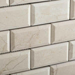 3x6 Crema Marfil Marble Polished & Beveled Tile 3x6 Crema Marfil Marble Polished & Beveled Tile - American Tile Depot