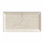 3x6 Crema Marfil Marble Honed & Beveled Tile - American Tile Depot