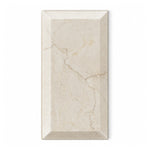 3x6 Crema Marfil Marble Polished & Beveled Tile - American Tile Depot
