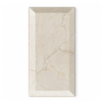 3x6 Crema Marfil Marble Polished & Beveled Tile - American Tile Depot