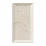 3x6 Crema Marfil Marble Polished & Beveled Tile - American Tile Depot