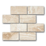 3x6 Diano Royal (Queen Beige) Marble Tumbled Tile 3x6 Diano Royal (Queen Beige) Marble Tumbled Tile - American Tile Depot