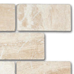 3x6 Diano Royal (Queen Beige) Marble Tumbled Tile 3x6 Diano Royal (Queen Beige) Marble Tumbled Tile - American Tile Depot
