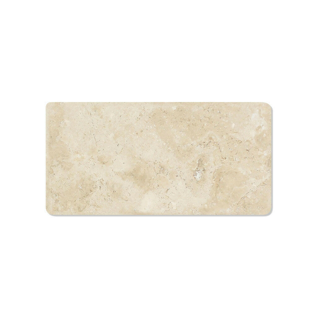 3x6 Durango Cream Travertine Tumbled Tile - American Tile Depot