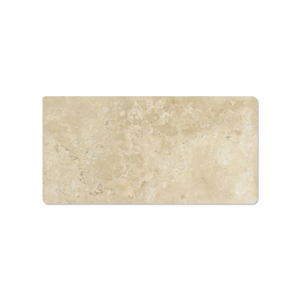 3x6 Durango Cream Travertine Tumbled Tile - American Tile Depot