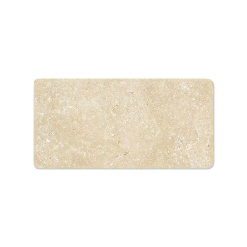 3x6 Durango Cream Travertine Tumbled Tile - American Tile Depot
