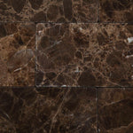 3x6 Emperador Dark Marble Tumbled Tile 3x6 Emperador Dark Marble Tumbled Tile - American Tile Depot