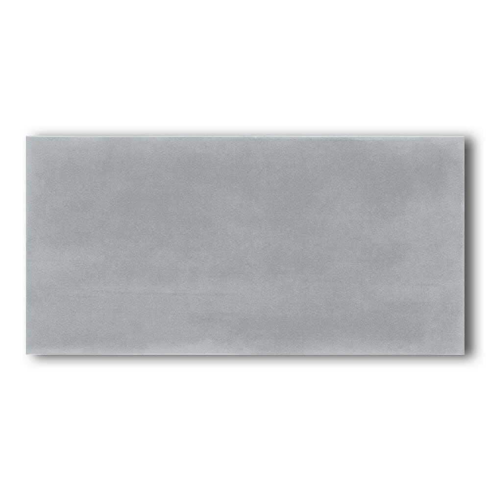 3x6 Faience Taupe Concrete Look Glossy Ceramic Wall Tile