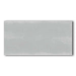3x6 Faience Tender Gray Concrete Look Glossy Ceramic Wall Tile - American Tile Depot