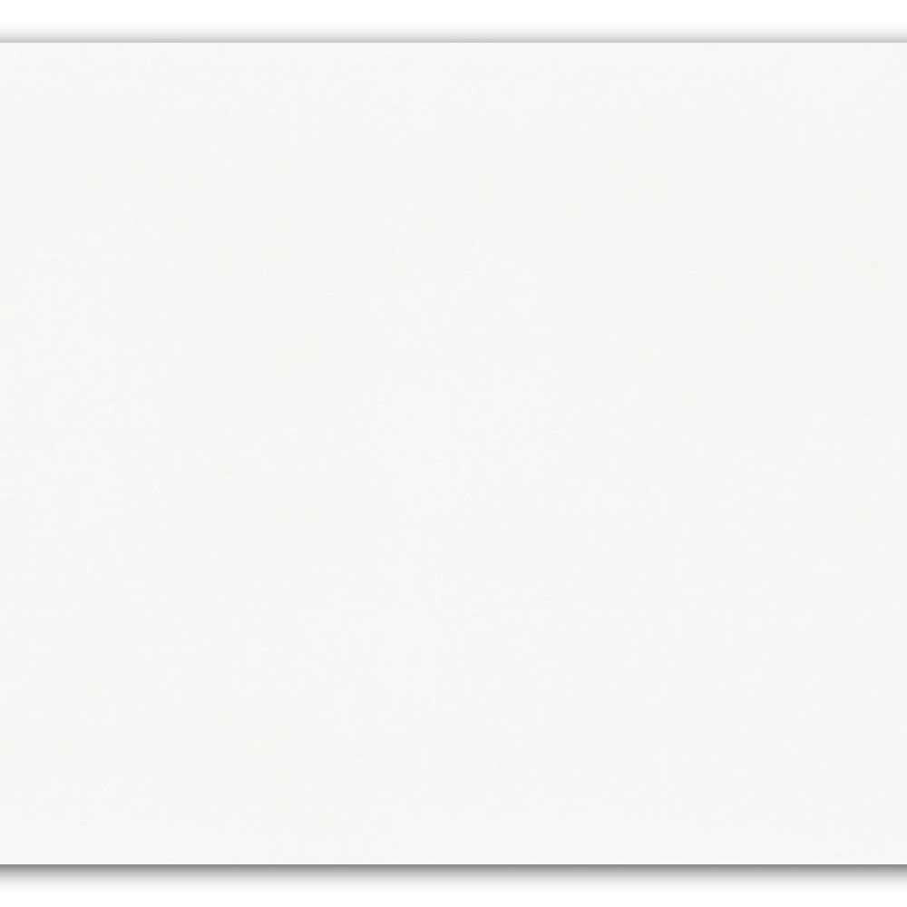 3x6 Faience White Concrete Look Glossy Ceramic Wall Tile