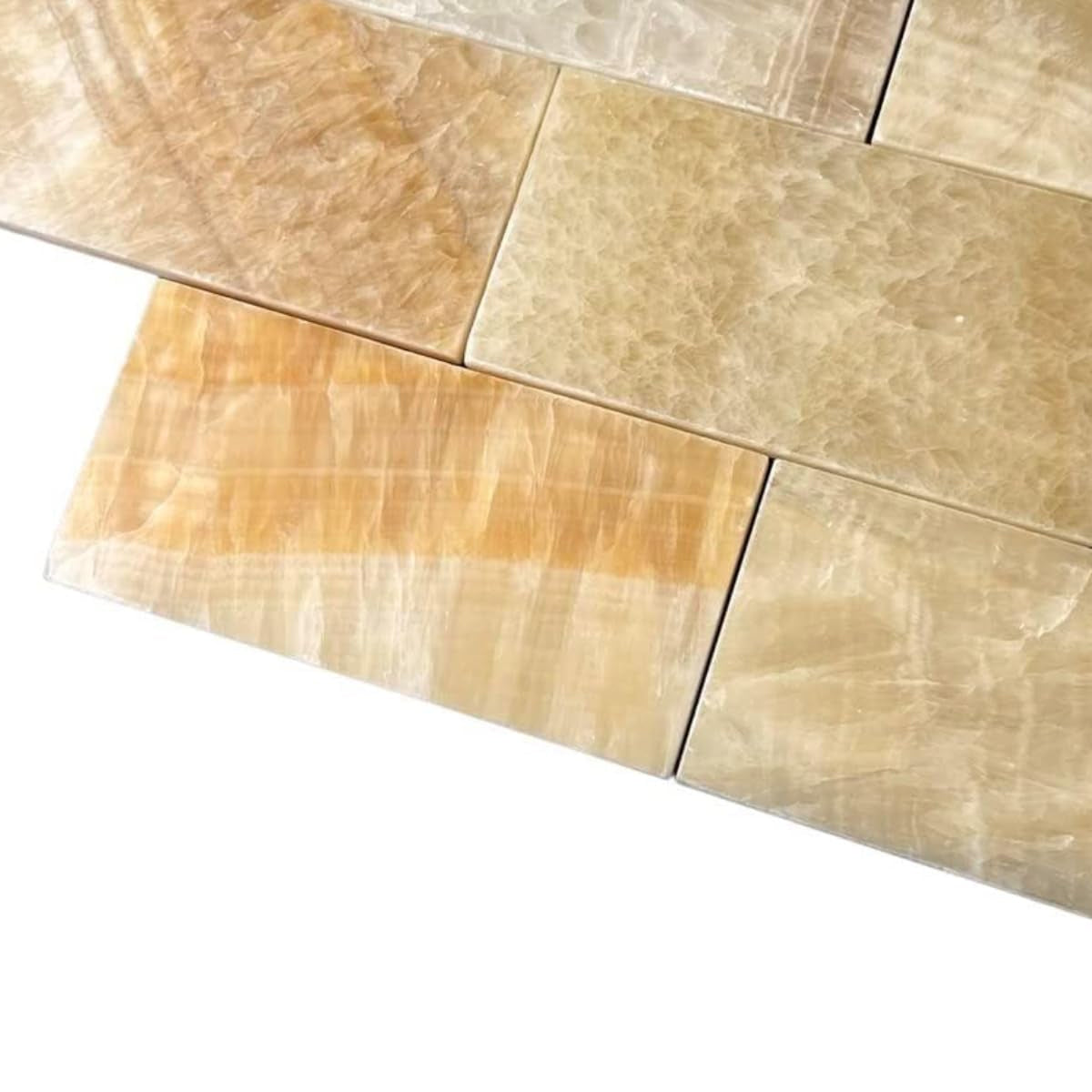 3x6 Honey Onyx Polished Tile