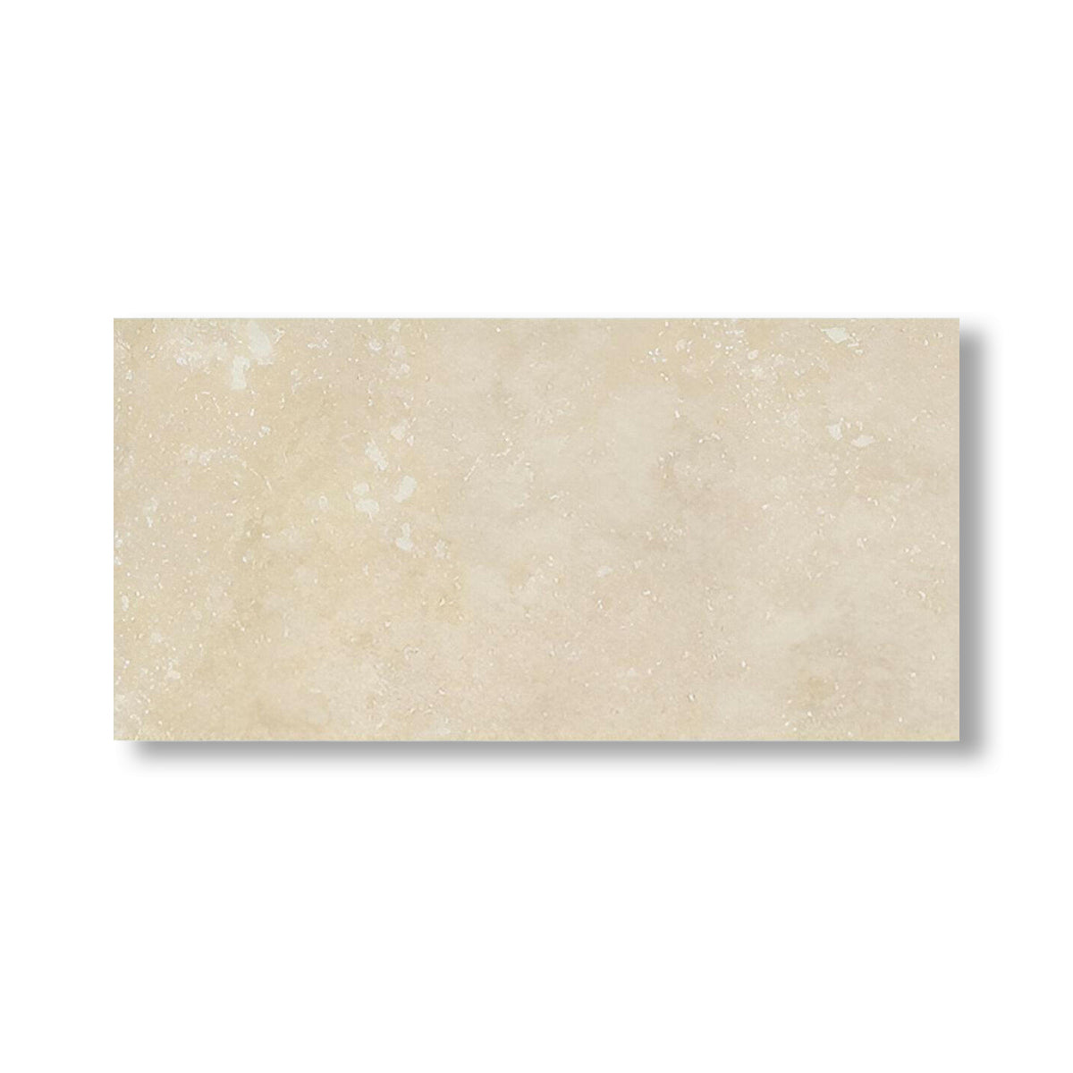 3x6 Ivory Travertine Filled & Honed Tile - American Tile Depot