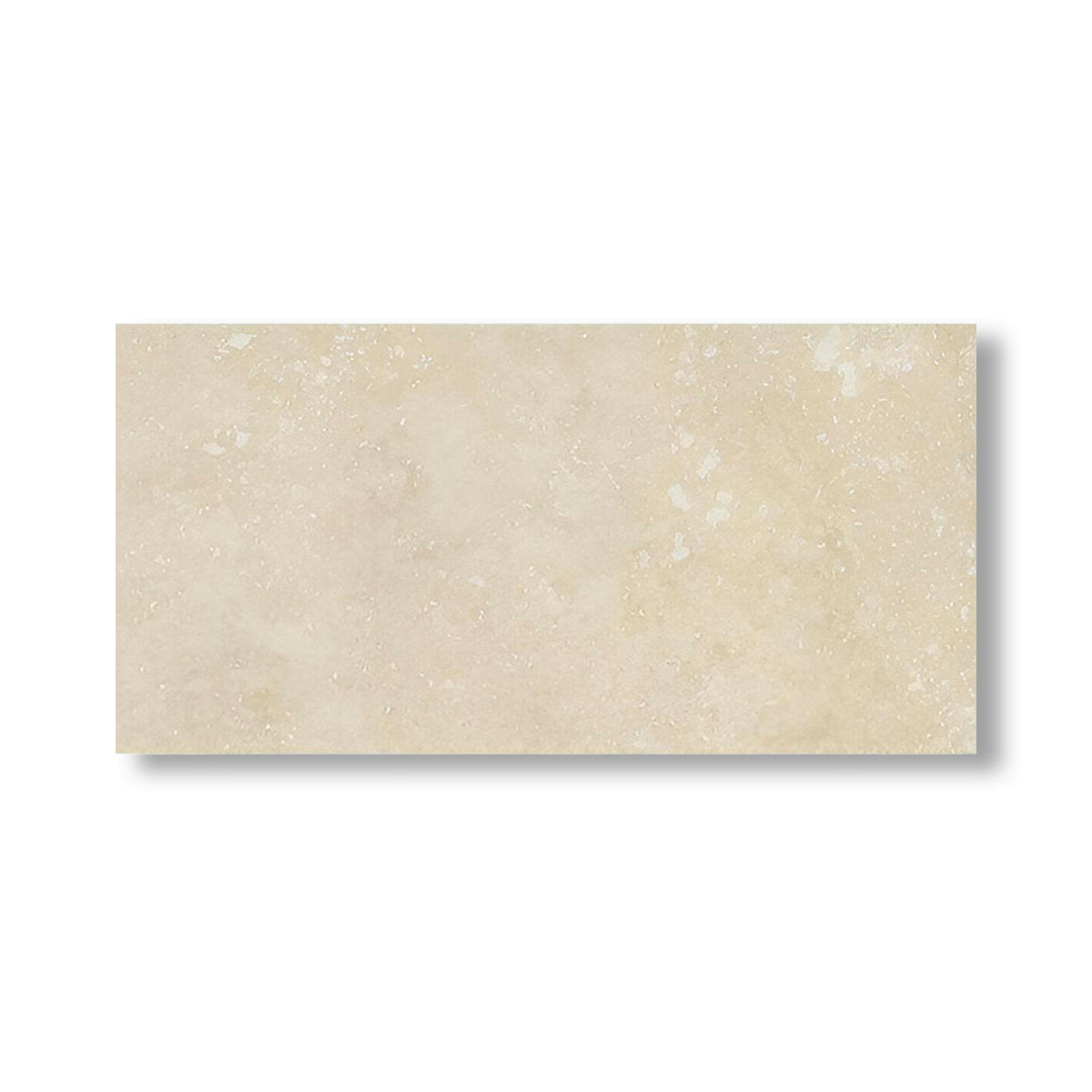 3x6 Ivory Travertine Filled & Honed Tile - American Tile Depot