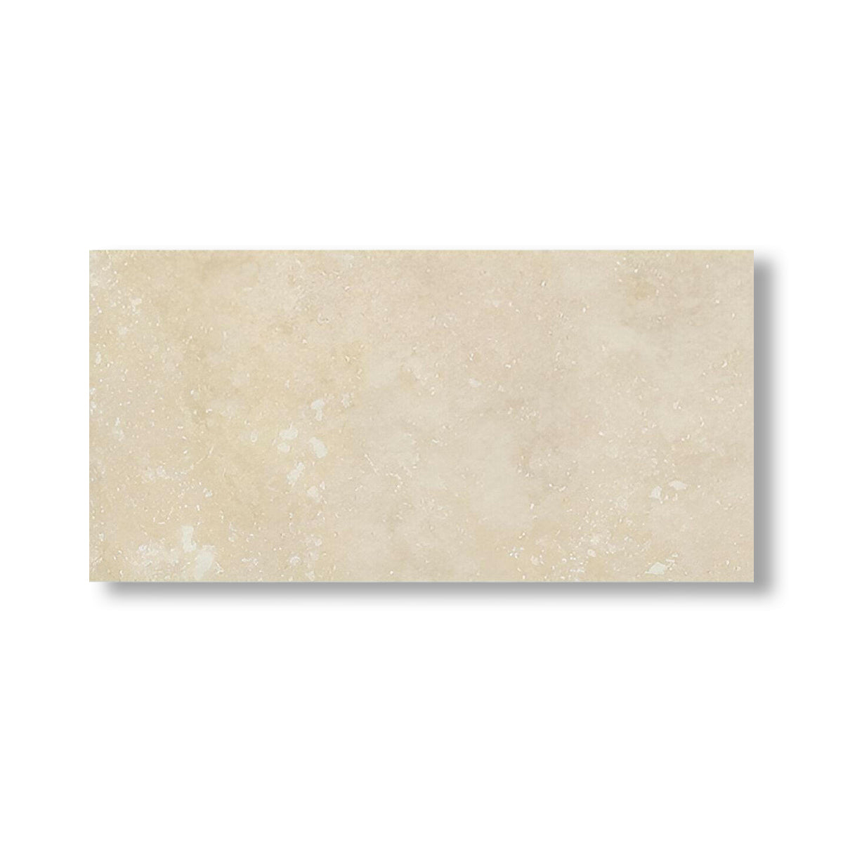 3x6 Ivory Travertine Filled & Honed Tile - American Tile Depot