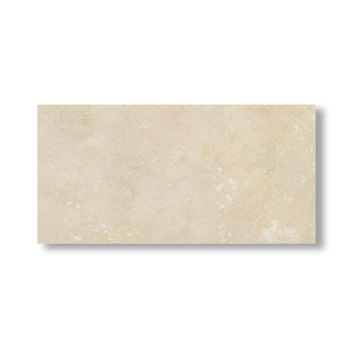 3x6 Ivory Travertine Filled & Honed Tile - American Tile Depot
