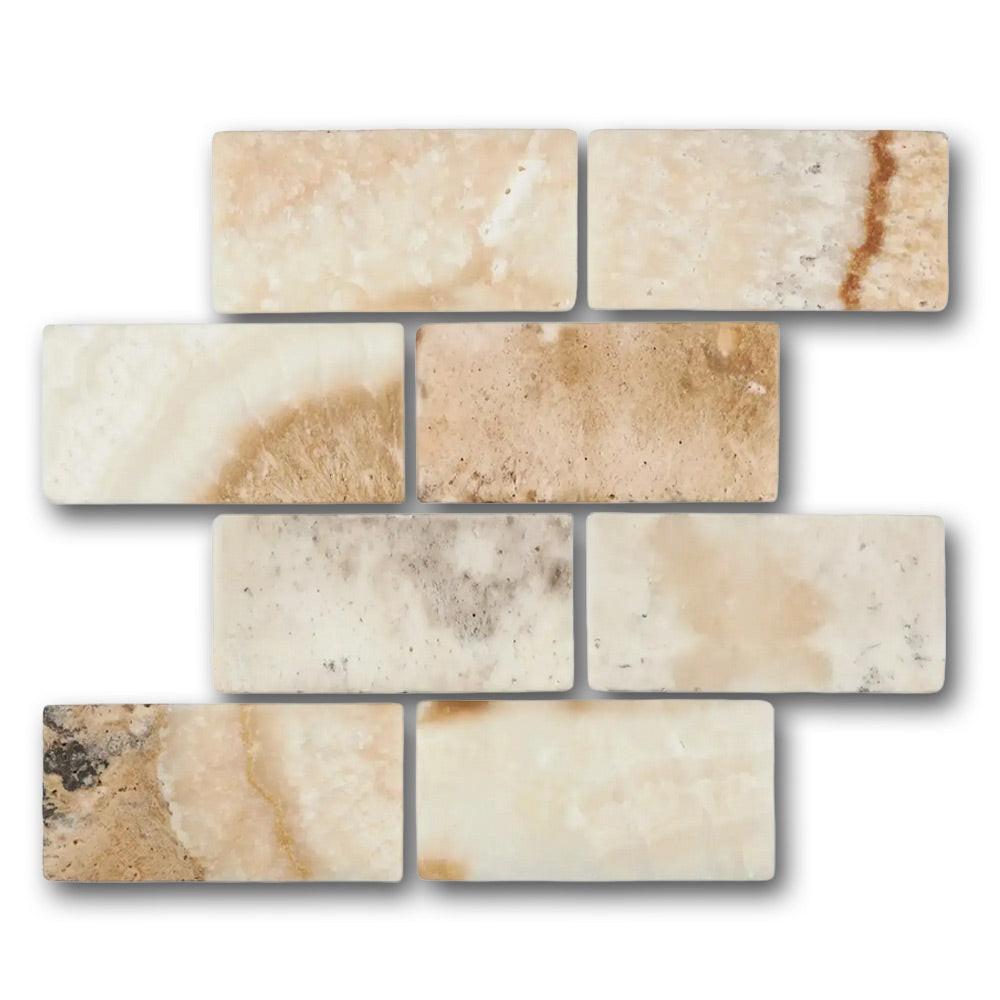 3x6 Latravonya Travertine Tumbled Tile 3x6 Latravonya Travertine Tumbled Tile - American Tile Depot