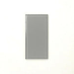 3x6 Mist Gray Glass Subway Tile - Rainbow Series 3x6 Mist Gray Glass Subway Tile - Rainbow Series - American Tile Depot