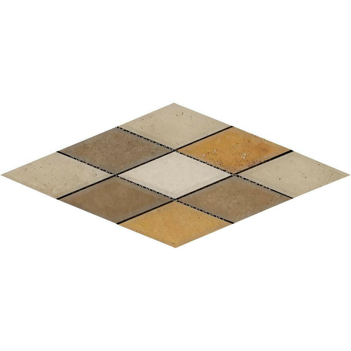 3x6 Mixed Travertine Diamond Honed & Beveled Mosaic Tile 3x6 Mixed Travertine Diamond Honed & Beveled Mosaic Tile - American Tile Depot