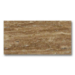 3x6 Noce Exotic Travertine (Vein-Cut) Unfilled & Brushed Tile 3x6 Noce Exotic Travertine (Vein-Cut) Unfilled & Brushed Tile - American Tile Depot