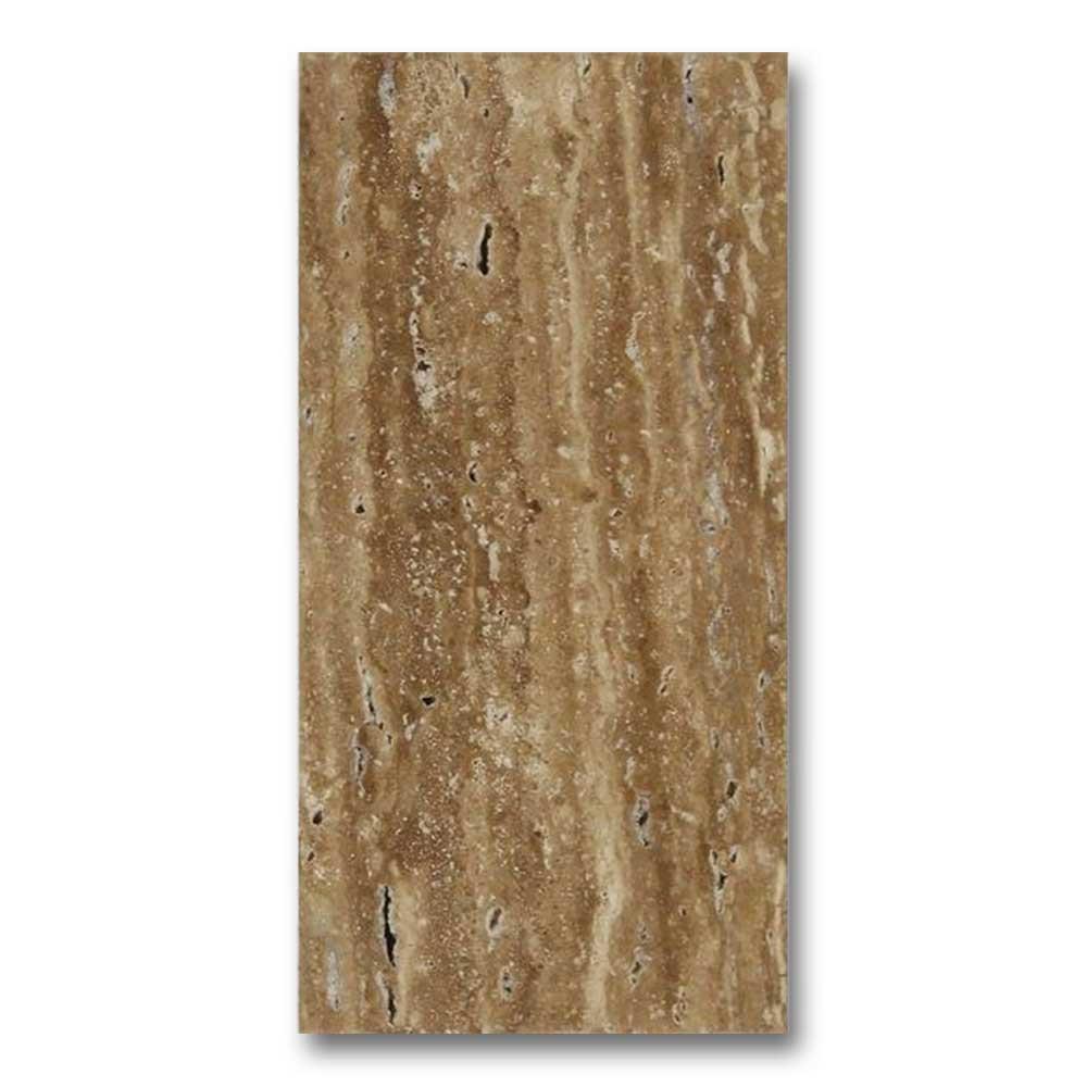 3x6 Noce Exotic Travertine (Vein-Cut) Unfilled & Brushed Tile 3x6 Noce Exotic Travertine (Vein-Cut) Unfilled & Brushed Tile - American Tile Depot