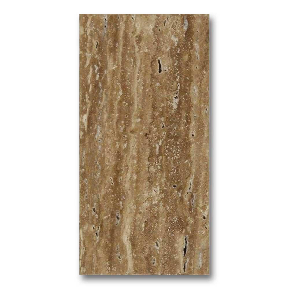 3x6 Noce Exotic Travertine (Vein-Cut) Unfilled & Brushed Tile 3x6 Noce Exotic Travertine (Vein-Cut) Unfilled & Brushed Tile - American Tile Depot
