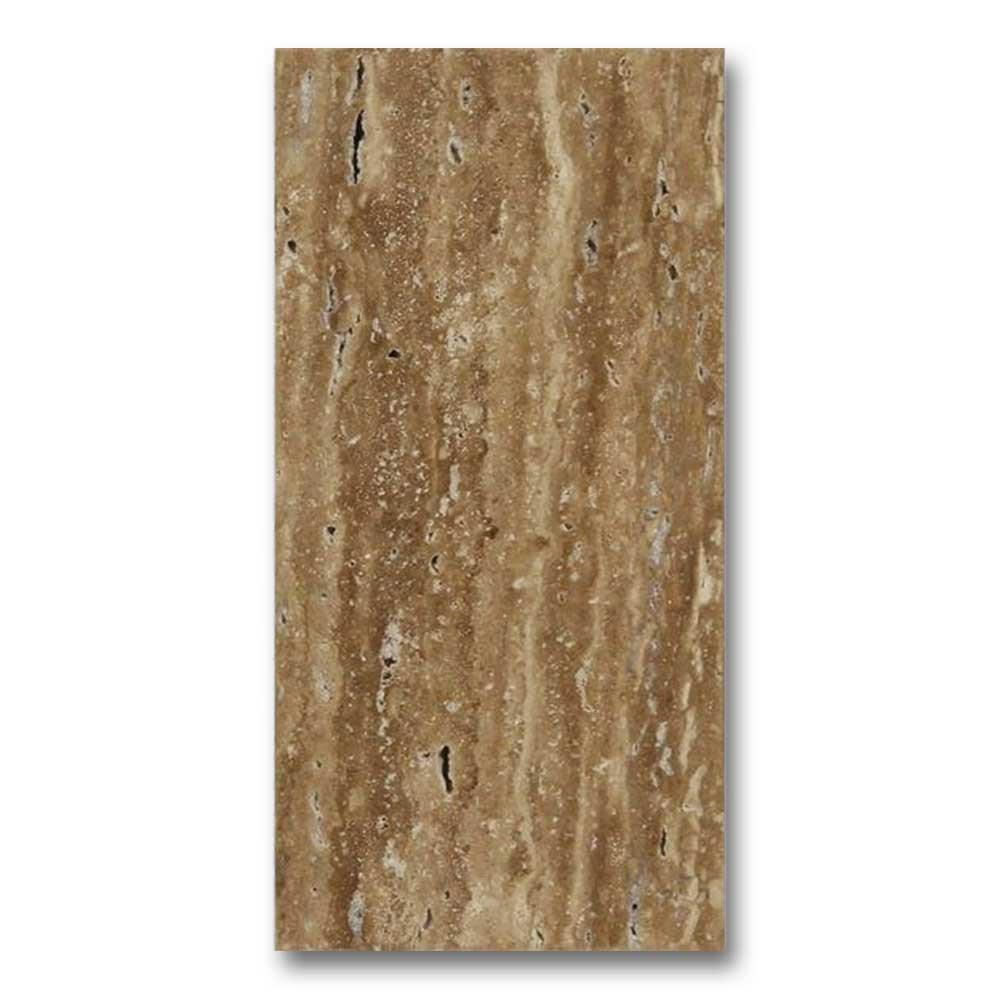 3x6 Noce Exotic Travertine (Vein-Cut) Unfilled & Brushed Tile 3x6 Noce Exotic Travertine (Vein-Cut) Unfilled & Brushed Tile - American Tile Depot