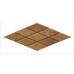 3x6 Noce Travertine Diamond Honed & Beveled Mosaic Tile 3x6 Noce Travertine Diamond Honed & Beveled Mosaic Tile - American Tile Depot