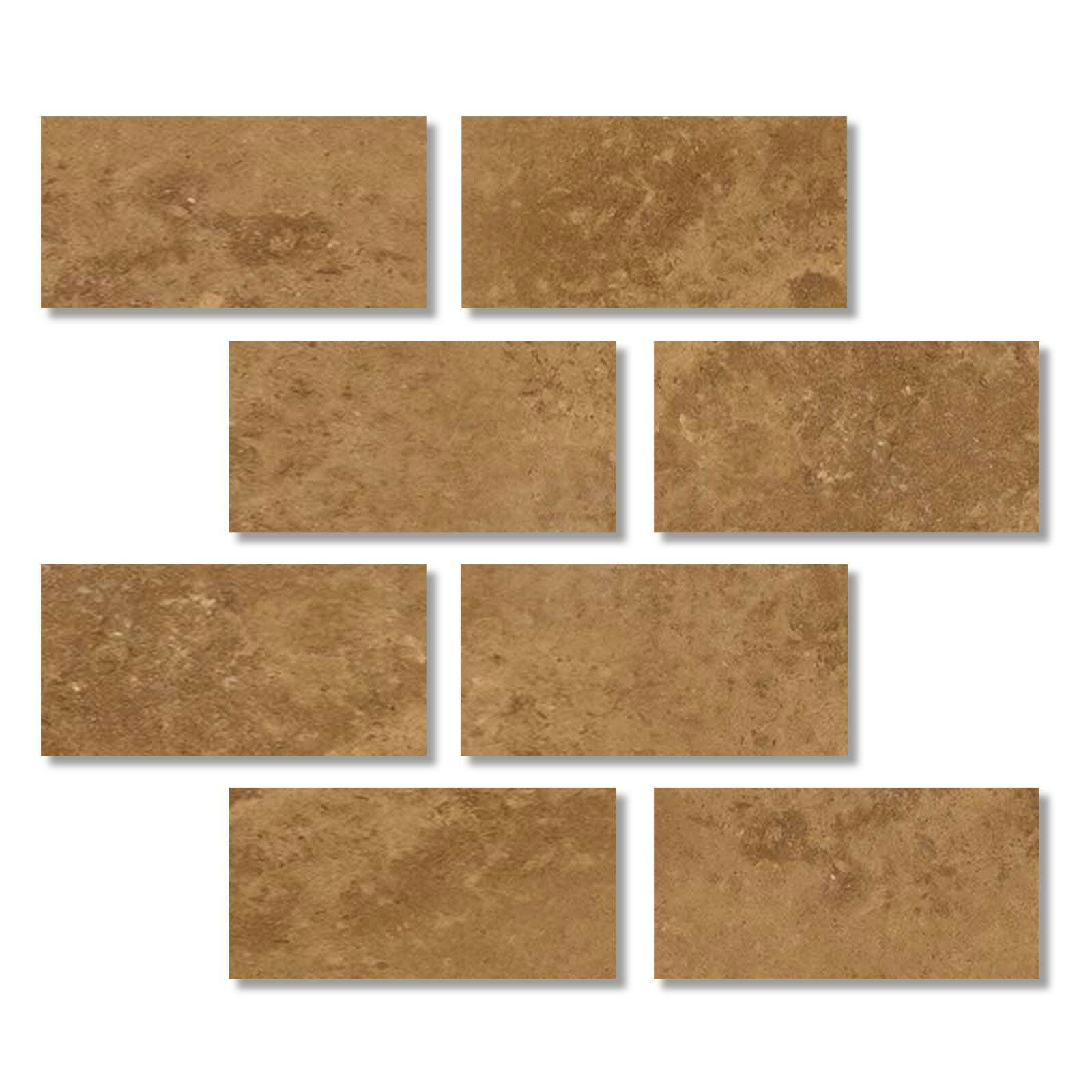 3x6 Noce Travertine Filled & Honed Tile 3x6 Noce Travertine Filled & Honed Tile - American Tile Depot