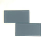 3x6 Ocean Blue Glass Subway Tile - Rainbow Series 3x6 Ocean Blue Glass Subway Tile - Rainbow Series - American Tile Depot