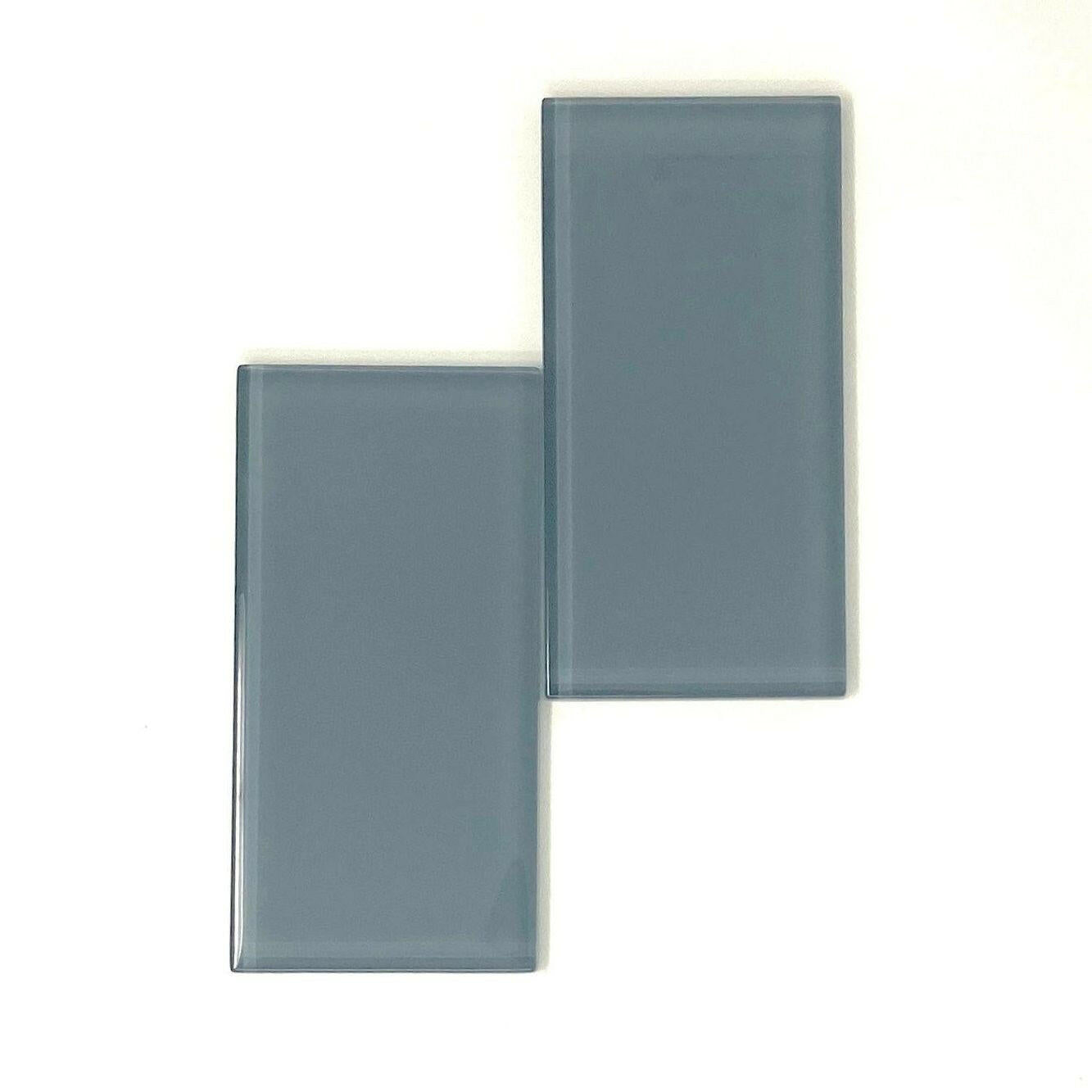 3x6 Ocean Blue Glass Subway Tile - Rainbow Series 3x6 Ocean Blue Glass Subway Tile - Rainbow Series - American Tile Depot