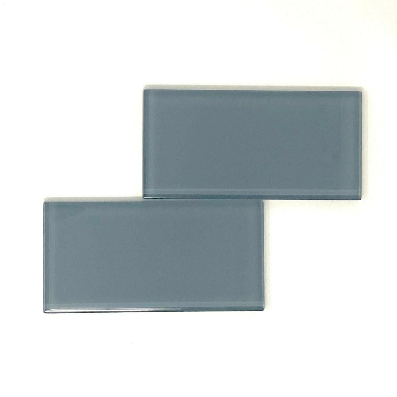 3x6 Ocean Blue Glass Subway Tile - Rainbow Series 3x6 Ocean Blue Glass Subway Tile - Rainbow Series - American Tile Depot