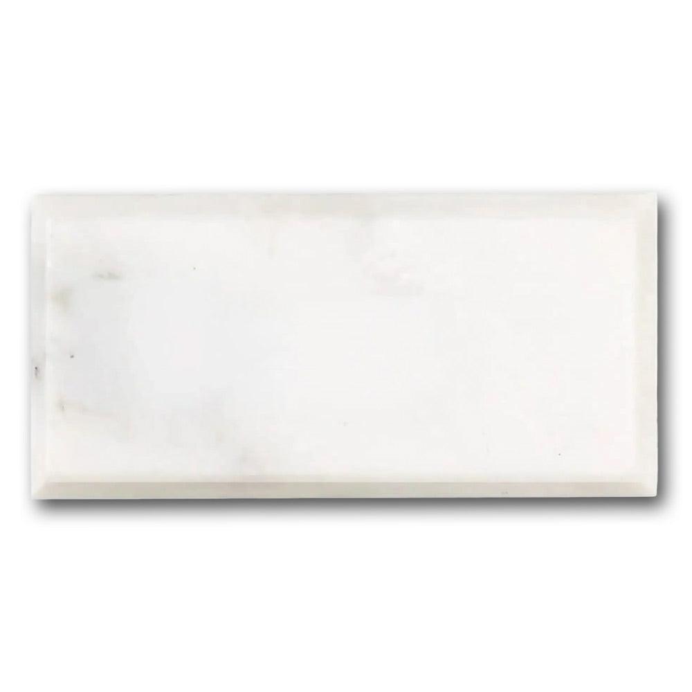 3x6 Oriental White / Asian Statuary Honed & Beveled Tile 3x6 Oriental White / Asian Statuary Honed & Beveled Tile - American Tile Depot