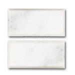 3x6 Oriental White / Asian Statuary Honed & Beveled Tile 3x6 Oriental White / Asian Statuary Honed & Beveled Tile - American Tile Depot