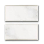 3x6 Oriental White / Asian Statuary Polished & Beveled Tile 3x6 Oriental White / Asian Statuary Polished & Beveled Tile - American Tile Depot