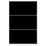 3x6 Palette Black Glossy Ceramic Wall Tile 3x6 Palette Black Glossy Ceramic Wall Tile - American Tile Depot