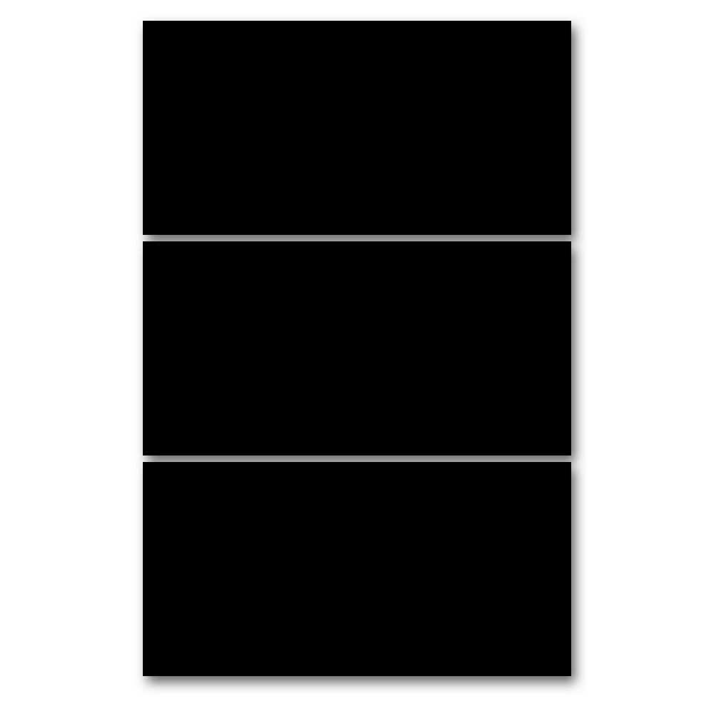 3x6 Palette Black Glossy Ceramic Wall Tile 3x6 Palette Black Glossy Ceramic Wall Tile - American Tile Depot