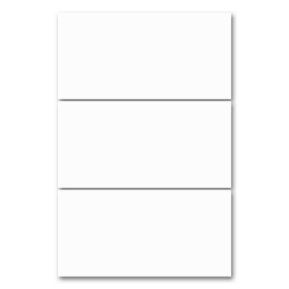 3x6 Palette Snow White Glossy Ceramic Wall Tile 3x6 Palette Snow White Glossy Ceramic Wall Tile - American Tile Depot