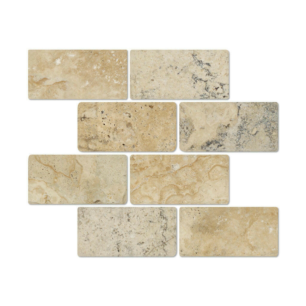 3x6 Philadelphia Travertine Tumbled Tile 3x6 Philadelphia Travertine Tumbled Tile - American Tile Depot