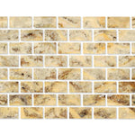 3x6 Scabos Travertine Cross Cut Filled & Honed Tile-American Tile Depot