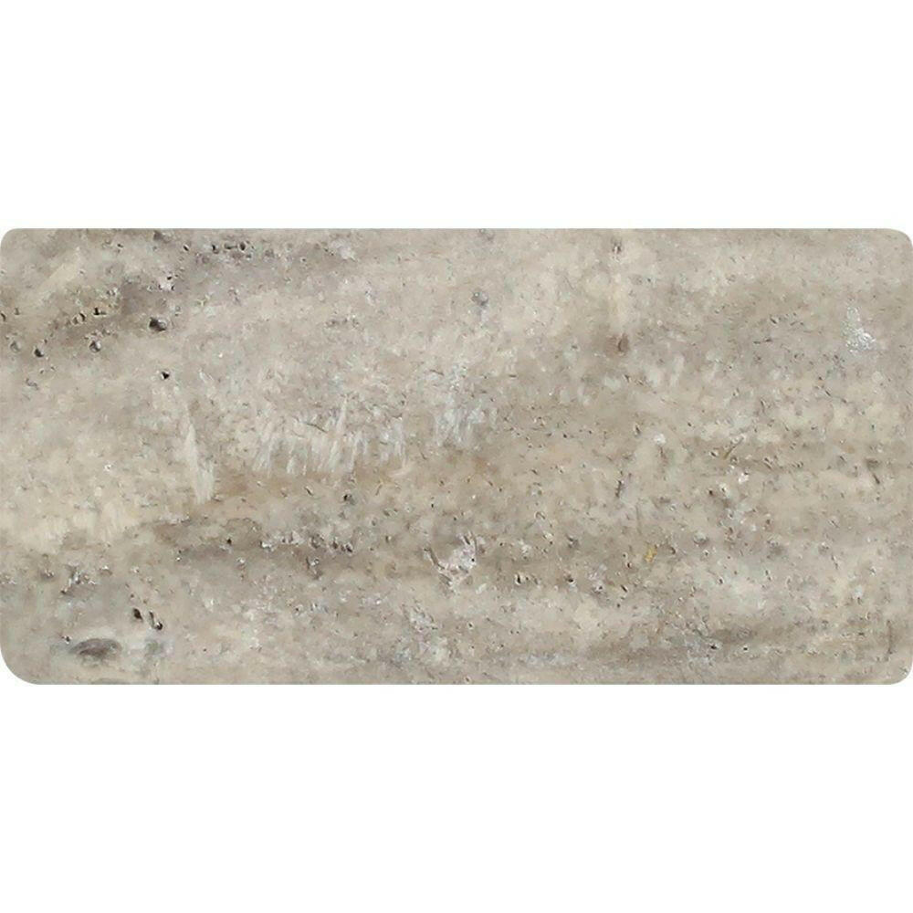 3x6 Silver Travertine Tumbled Tile 3x6 Silver Travertine Tumbled Tile - American Tile Depot