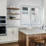 3x6 Strata Snow White Beveled Glossy Ceramic Wall Tile 3x6 Strata Snow White Beveled Glossy Ceramic Wall Tile - American Tile Depot