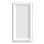 3x6 Strata White Ice Reverse Beveled Glossy Ceramic Wall Tile 3x6 Strata White Ice Reverse Beveled Glossy Ceramic Wall Tile - American Tile Depot